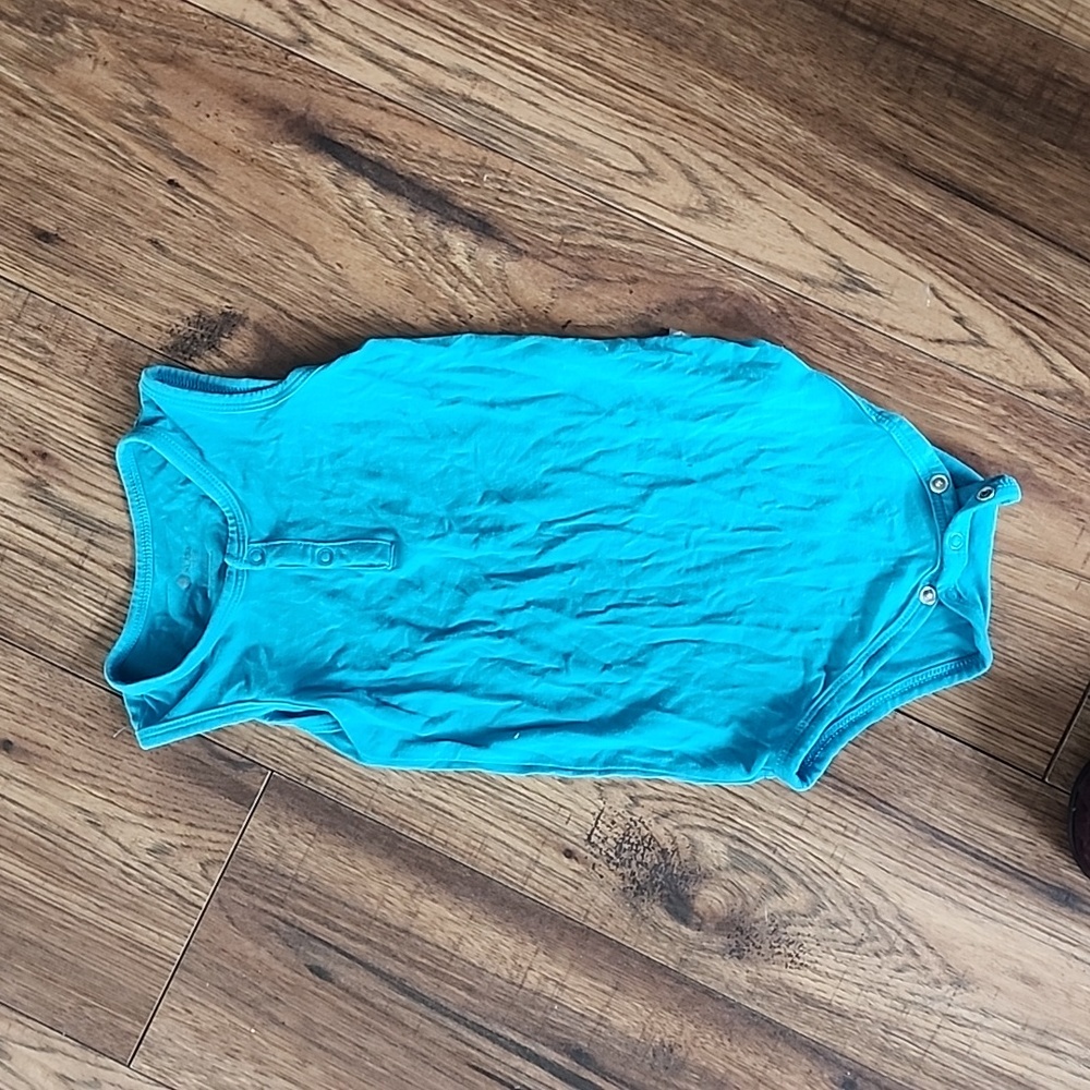 Kyte sleeveless onsie bright blue 12-18m